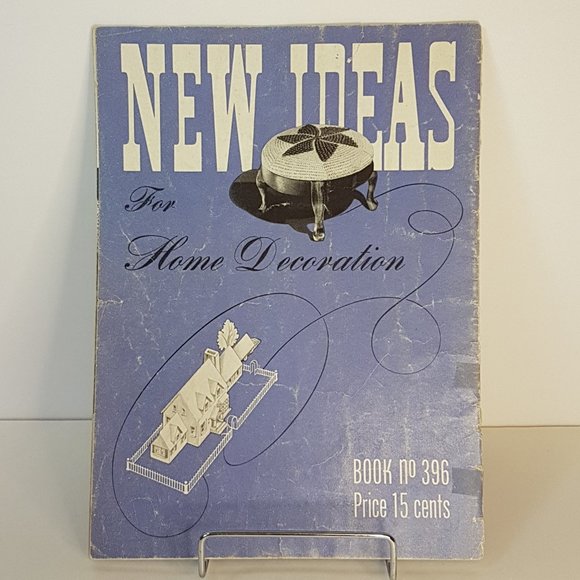 Vintage 1940s CANADIAN SPOOL COTTON COMPANY Ideas for Home Decoration Book 396 - Picture 3 of 16